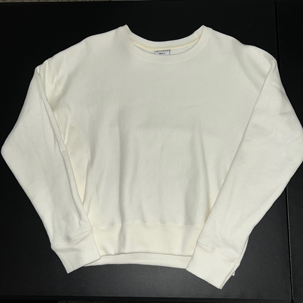 Crew neck sweatshirt